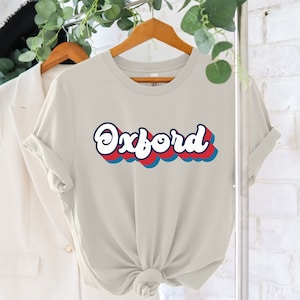 Oxford Football Shirt Oxford Miss Football tshirt Oxford Basketball shirt College Football Gift College Basketball shirt Oxford Sports shirt