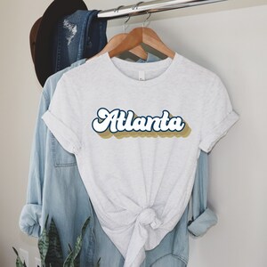 Atlanta Football Shirt Atlanta Football tshirt Atlanta Basketball shirt College Football Gift College Basketball shirt Atlanta Sports shirt