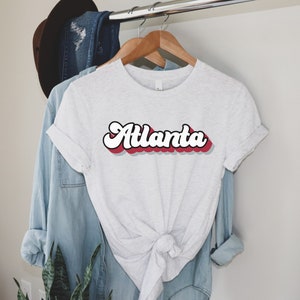 Camiseta de fútbol de Atlanta Camiseta de fútbol de Atlanta Camiseta del equipo de fútbol de Atlanta Regalo de fútbol de Georgia Regalo del equipo de fútbol de Atlanta