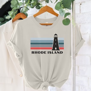 Rhode Island Lighthouse shirt Rhode Island T-shirt Rhode Island Logo Tee Providence Logo Tshirt Rhode Island Gift