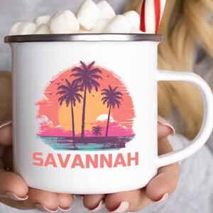 Savannah Mug Savannah Stainless Steel Camp Mug Savannah Camping Mug Georgia Mug Coffee mug Savannah Gift