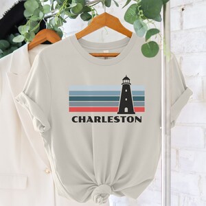 Charleston Lighthouse shirt Charleston T-shirt Charleston Logo Tee SC Logo Tshirt Charleston Gift