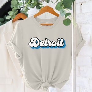 Detroit Football Shirt Detroit Football tshirt Detroit Football team shirt Michigan Football Gift Detroit Football Team Gift
