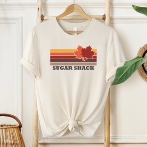 Sugar Shack Herbstlaub Shirt Sugar Shack T-Shirt Sugar Shack Thanksgiving Tshirt Ahornsirup Halloween Tshirt Sugar Shack Geschenk