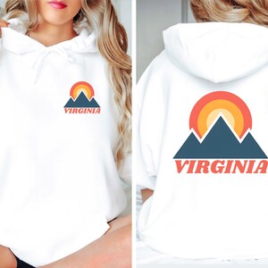 Virginia Hoodie Virginia Hooded Virginia Sweatshirt Virginia Beach Hoodie Virginia Gift Virginia Virginia Beach Hoodie