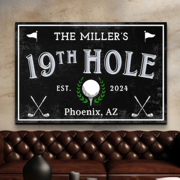Cool Golf Wall Art Etsy