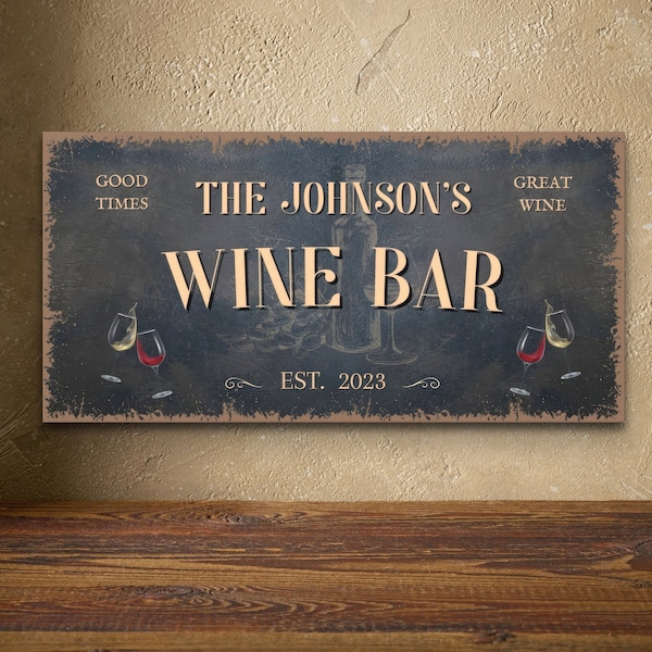 Wine Cellar Sign Etsy
