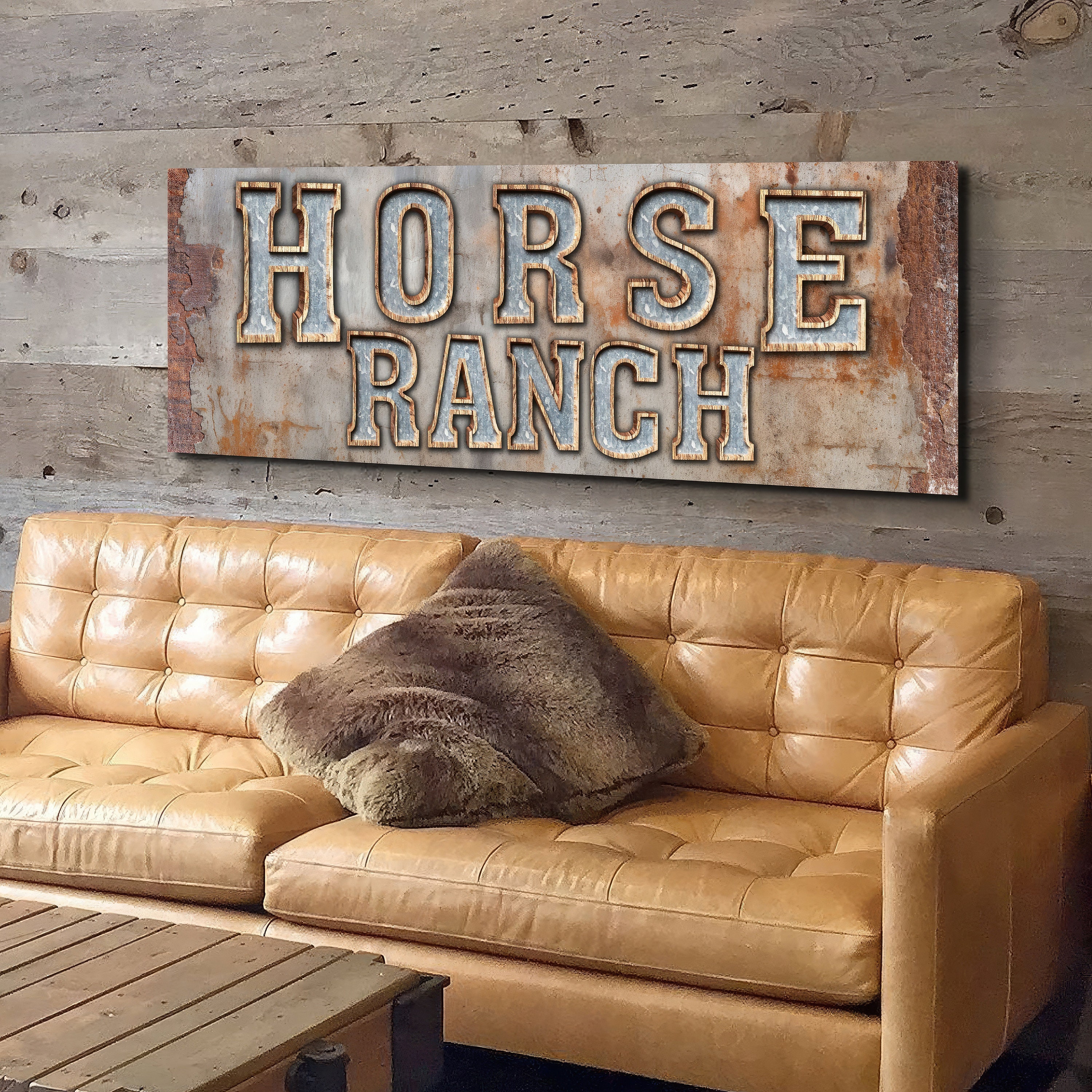 Old Ranch Style Signs Rustic Horse Ranch Sign, Western Decor, Equestrian Wall Art, Farmhouse ...