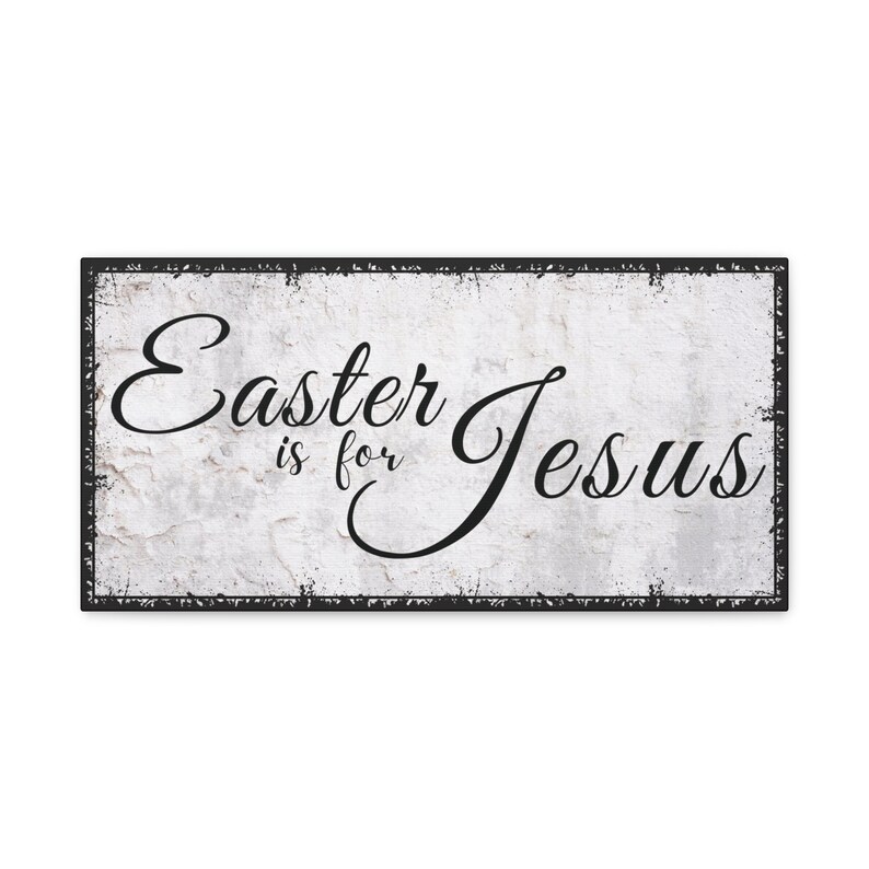 Easter is for Jesus Sign, Religious Wall Art, Farmhouse Home Decor ...