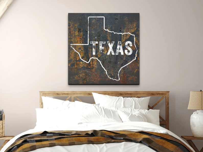 Texas Rustic Sign Texas Map Sign, Rustic Wall Art, Farmhouse Location State Artwork ...