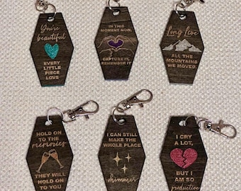 TS Inspired Album Keychain Set | Swifties Gift Set