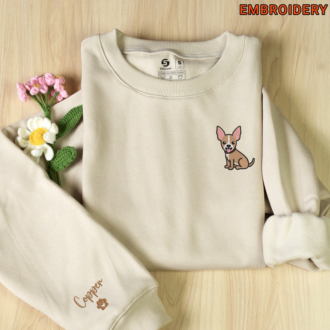 Sweatshirt Humour Pour Femme - Ne Sous-estimez Jamais Une Femme Avec Un Chihuahua !