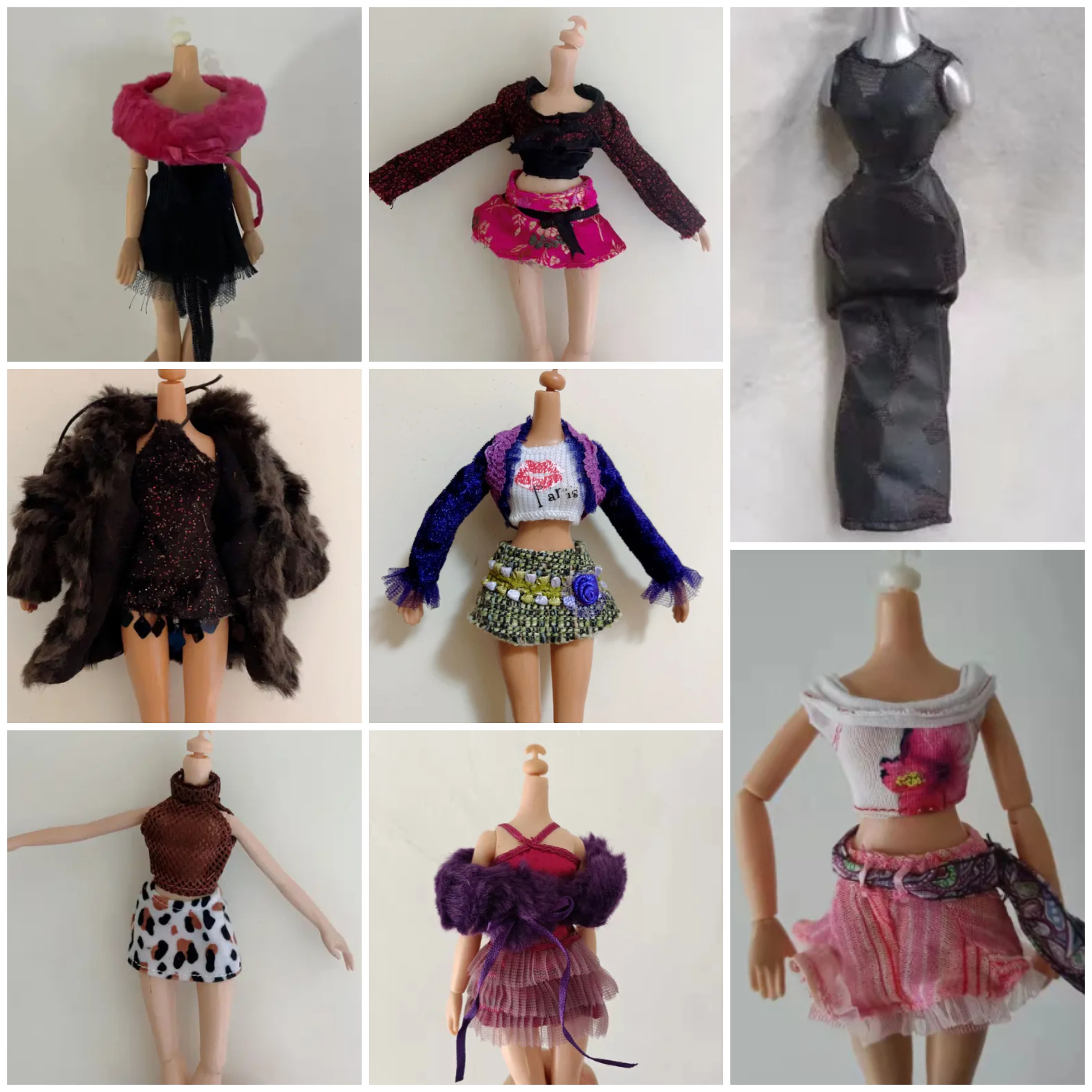 BIG BRATZ BABYZ 12 Dolls Clothes Handmade Elastic Waist Skirt