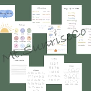 Homeschool Morning Menu