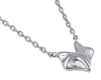 Collana con volpe in argento 925/Gioielli con animali/Collana con volpe/Collana con ciondolo a forma di volpe/Gioielli a tema volpe/Gioielli con volpi/Regalo per lei/Regali/Saldi