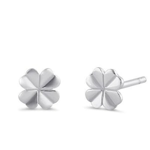 Clover Stud Earrings, Dainty Clover Stud, Dainty Stud, Handmade Jewelry, Simple Gold Stud, Studs, Flower Earrings, Jewelry Gifts for her