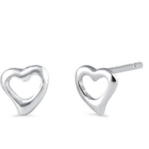 Dainty Heart Stud Earrings, Heart Stud Earrings, Mini Heart Stud, Love Stud, Anniversary Gift, Gift for Her, Minimalist Studs, Girl&#39;s Stud