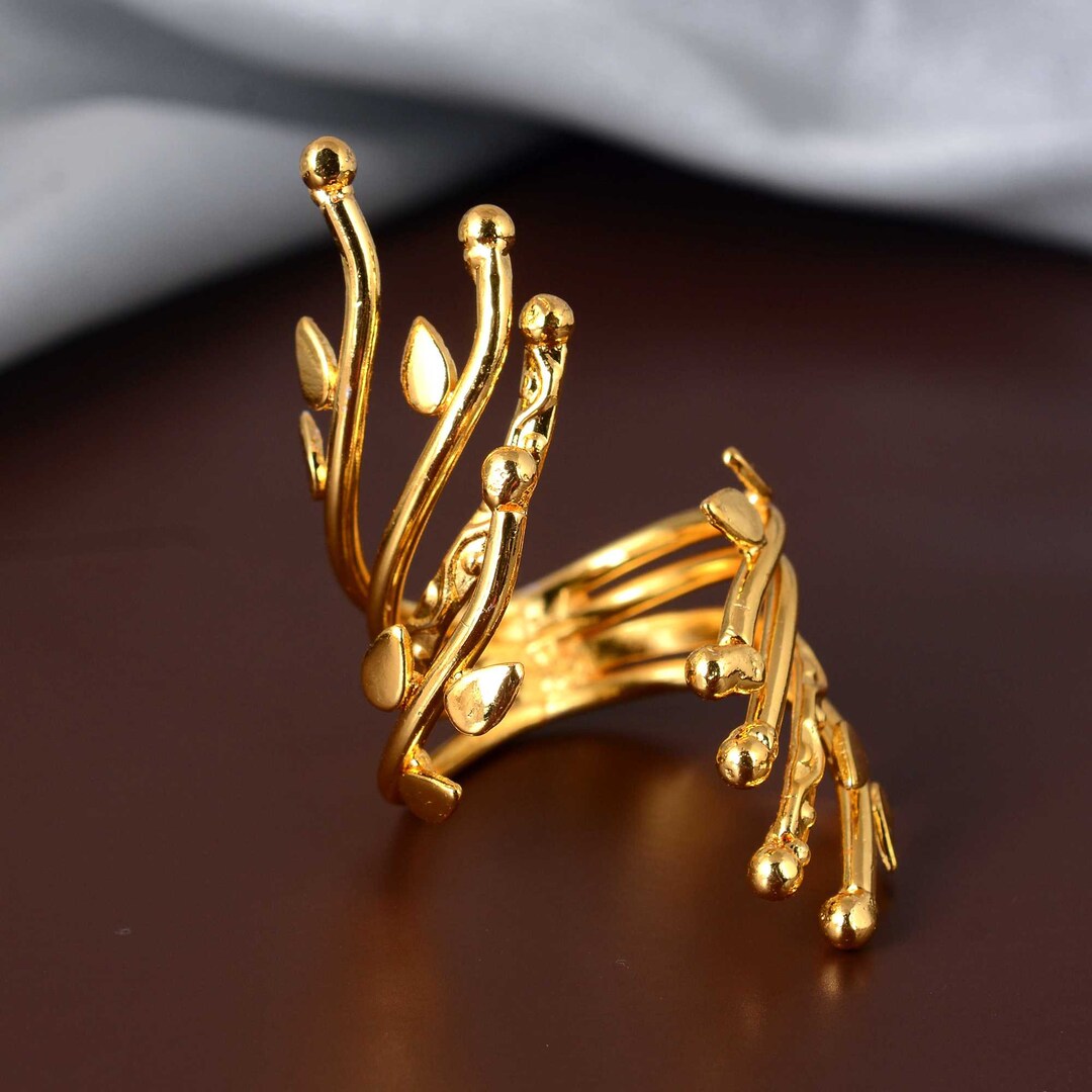 Brass Trigger Finger Rings- Arthritis Ring- EDS Finger Splint Rings ...