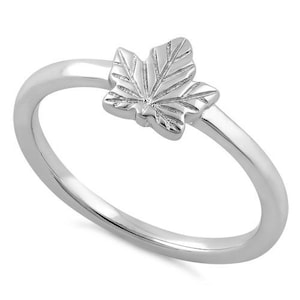 Ahornblatt Ring- Handgemachter Sommer Schmuck- Blatt Ring- Mamas Geburtstag- Weihnachtsgeschenk für Sie- Geschenk für Sie