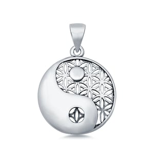 Yin and Yang Pendant, Chinese Taoism duality, Yin Yang Charm, Spiritual Jewelry, Vintage Style,Celestial Yin Yang Charm, Celestial Jewellery