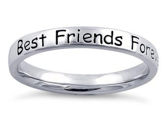 Bague Best Friends Forever Bague BFF Bague de promesse pour un