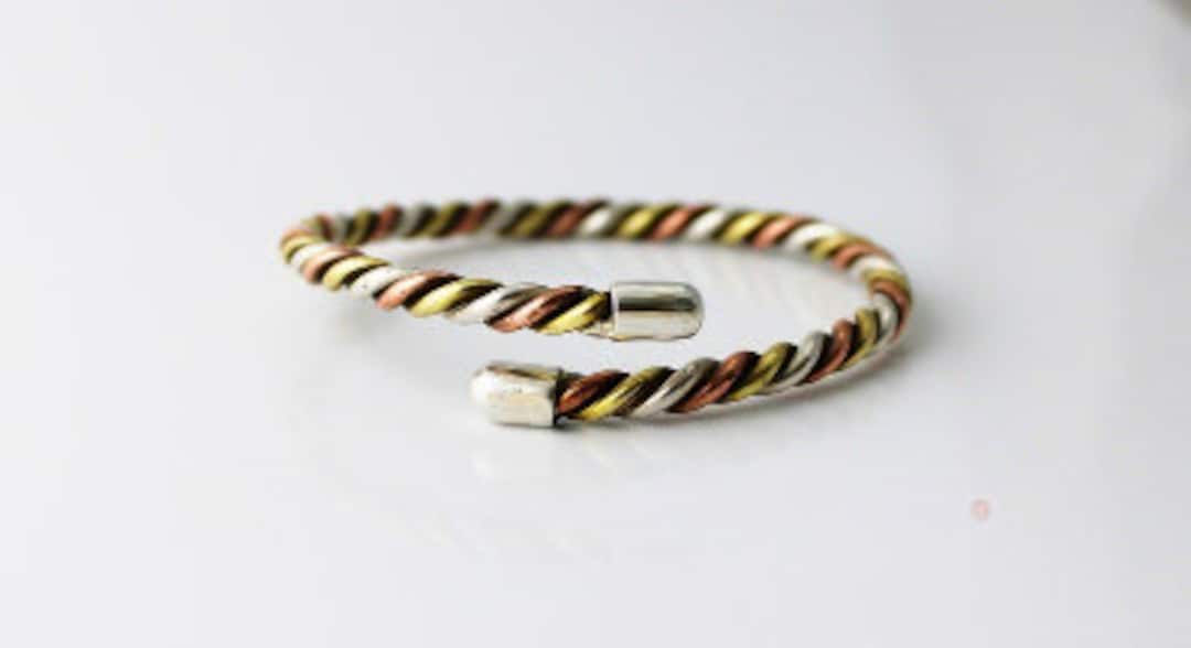 【...TABOO】Brain Bangle Amazon.com: 10th Anniversary Bangle for Him & Her - Pure Tin