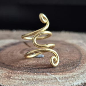 Trigger Finger Arthritis Rings- Brass Ring- EDS Finger Splint Rings- Mallet Finger Rings- Adjustable Rings- Personalized Gifts, Unique Rings