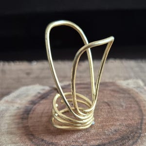 Trigger Finger Arthritis Rings- Brass Ring- EDS Finger Splint Rings- Mallet Finger Rings- Adjustable Rings- Personalized Gifts, Unique Rings