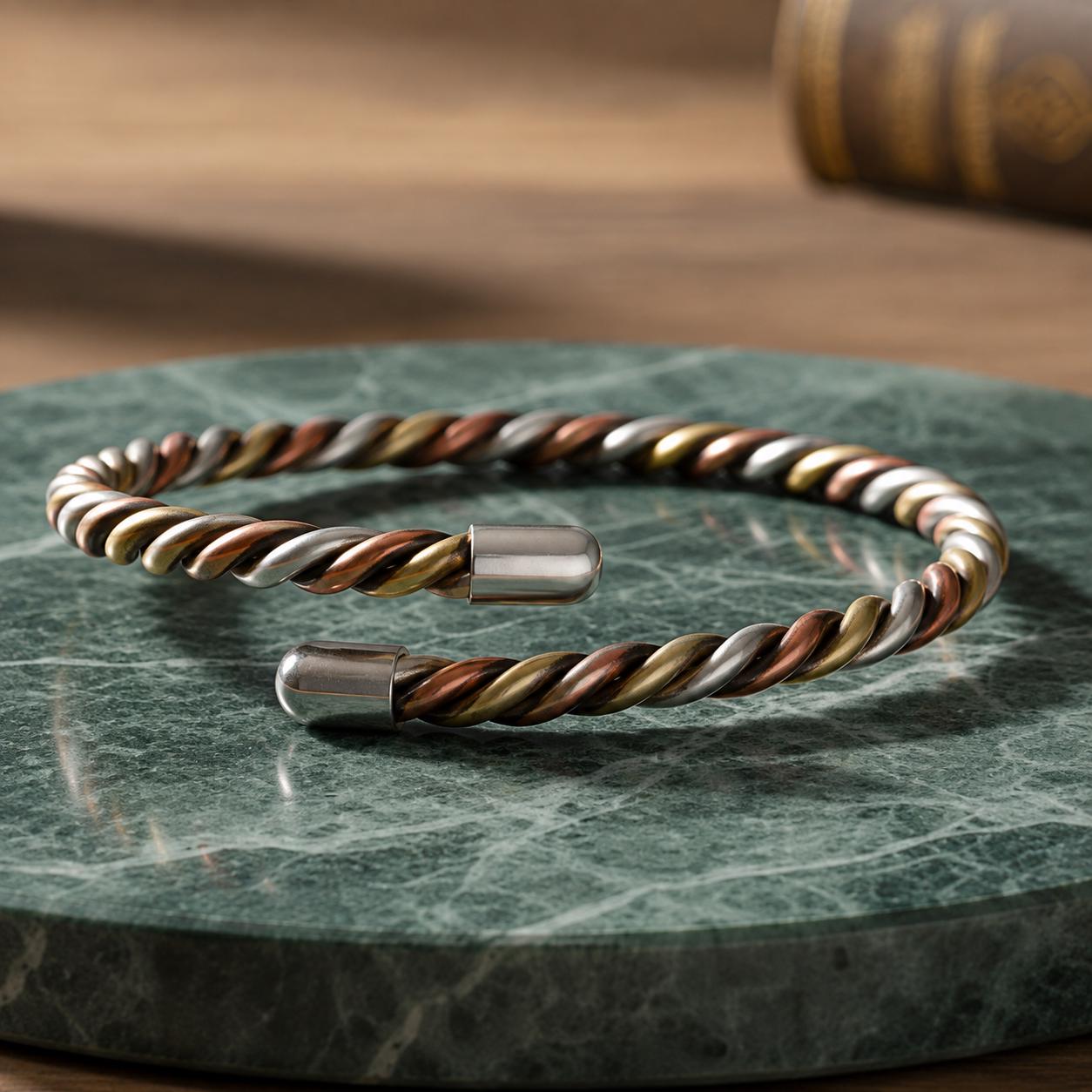 3 Metal Astrological- Bangle- Kriya Bangle- Yogananda Bangle