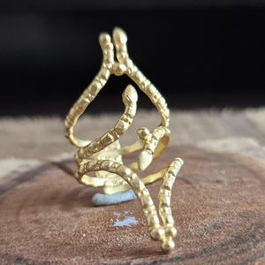 Trigger Finger Arthritis Rings- Brass Ring- EDS Finger Splint Rings- Mallet Finger Rings- Designer Rings- Personalized Gifts, Unique Rings