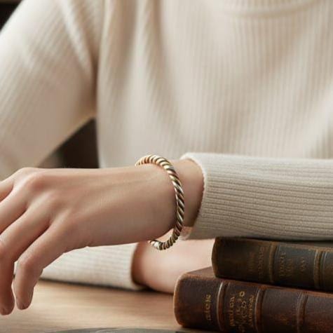 3 Metal Astrological- Bangle- Kriya Bangle- Yogananda Bangle