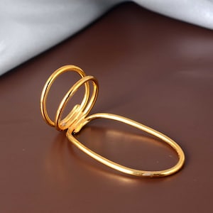 Trigger Finger Ring- Brass Arthritis Ring- Thumb Arthritis Ring- Unique Stylish Ring- Trigger Finger Ring- Adjustable Ring, Wedding Gifts