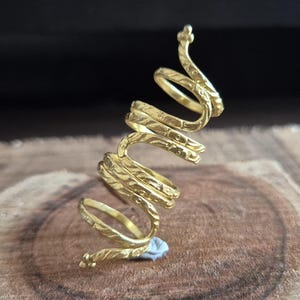 Trigger Finger Arthritis Rings- Brass Ring- EDS Finger Splint Rings- Mallet Finger Rings- Adjustable Rings- Personalized Gifts, Unique Rings