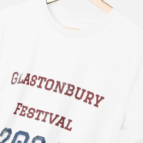 Unisex Glastonbury 2024 Tee - Slogan Back Print - Festival T-Shirt Sizes S to XXL