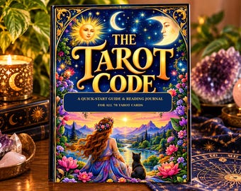 Tarot-Schnellstartanleitung & Legetagebuch | Alle 78 Tarotkarten | Digitales PDF
