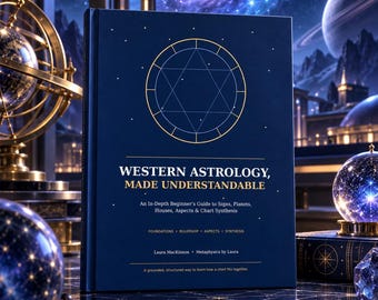 Guide d'astrologie occidentale pour débutants | Thème natal, planètes, maisons, aspects et synthèse du thème (PDF)