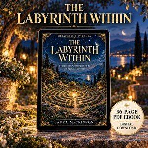 Labirynt w środku | Medytacja i duchowa refleksja w labiryncie | 36-stronicowy ebook metafizyczny w formacie PDF
