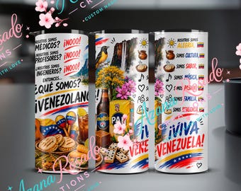 PNG ベネズエラ タンブラー 20オンス /昇華プリント 20オンス タンブラー / PNG 高解像度 /ラップ ベネズエラ 20オンス PNG