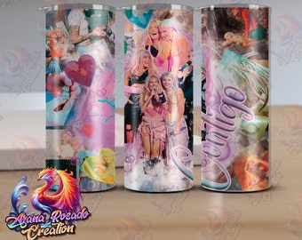 Young Miko and Karol G with you png, 20 oz tumbler wrap, 300 DPI, tumbler, Digital Download 20 0z,sublimation