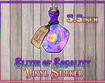 Elixir of Equality Vinyl Sticker