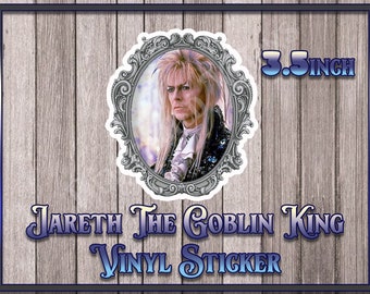 David Bowie Jareth The Goblin King Labyrinth 2.5 inch- 4inch Waterproof Vinyl Sticker