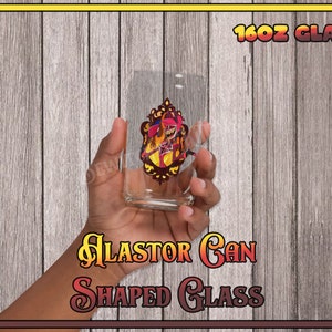 16oz Alastor Can-shaped glass
