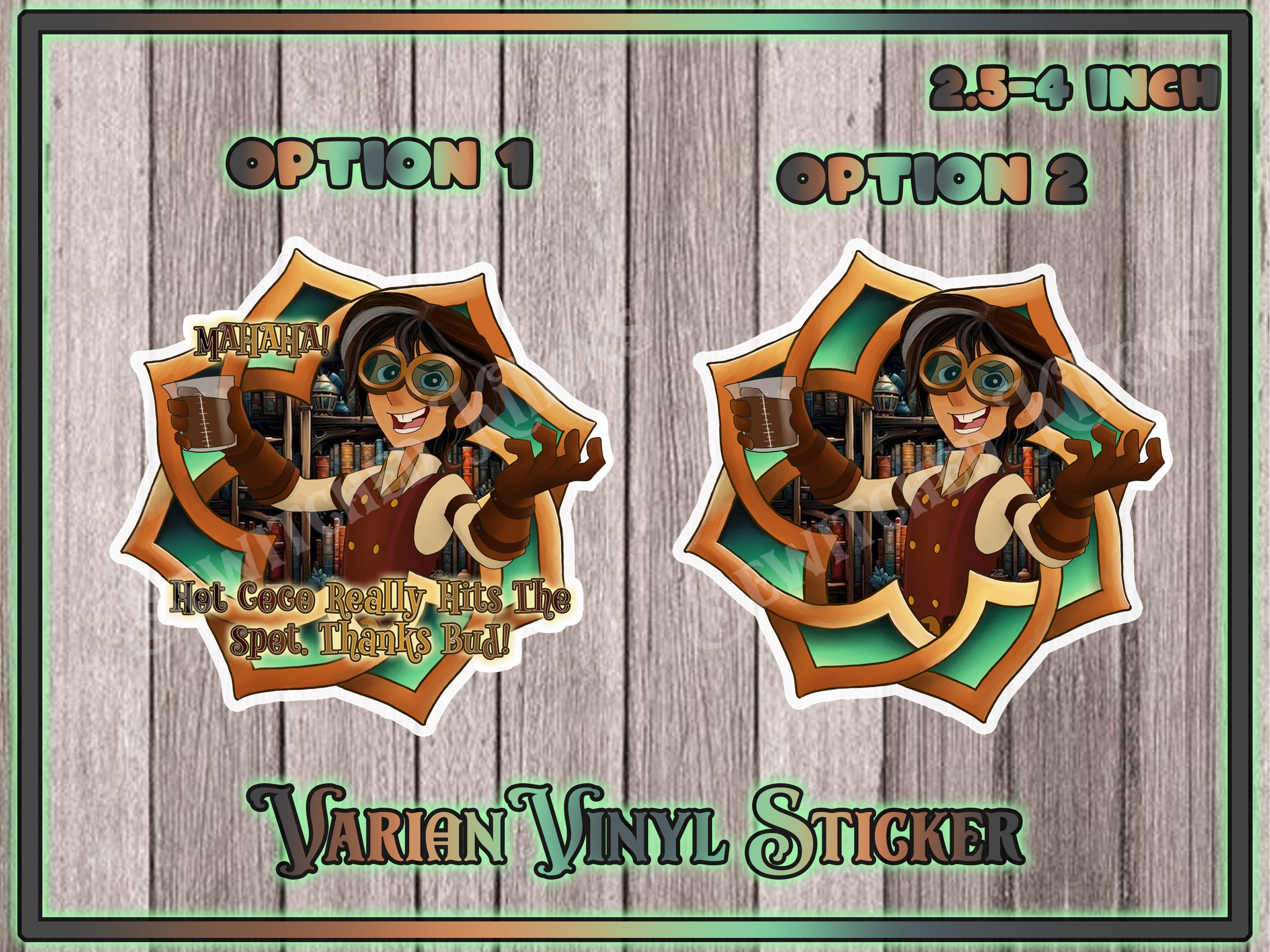 Varian Waterproof Vinyl Sticker 2.5-4inch - Etsy