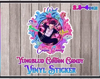 Yungblud Lyric Vinyl Sticker: Black Hearts Club Fan Holographic Decal