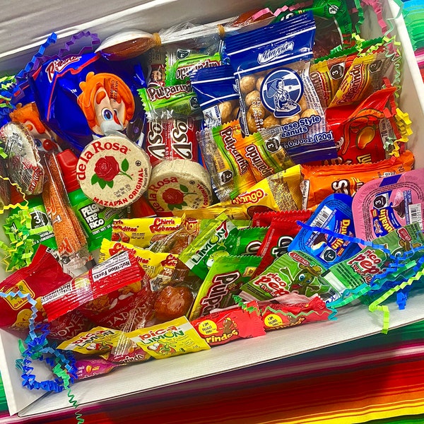Large Mexican Candy Box | 70 Pieces | Sweets | Treats