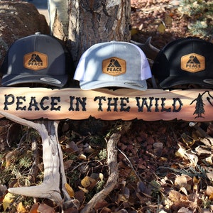 Outdoor Snap Back Hats, outdoors, breathable, camping gift, mountains, wilderness, trucker hat, baseball hat, trucker cap, outdoor cap
