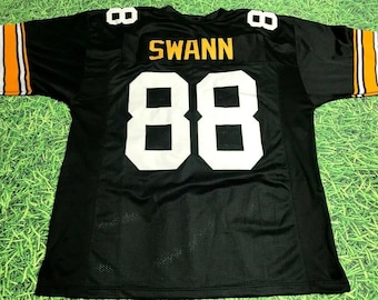 Swann Pittsburgh Black Custom Jersey Stitched Football New No Brand/No Logos GENERIC Size Men’s XL