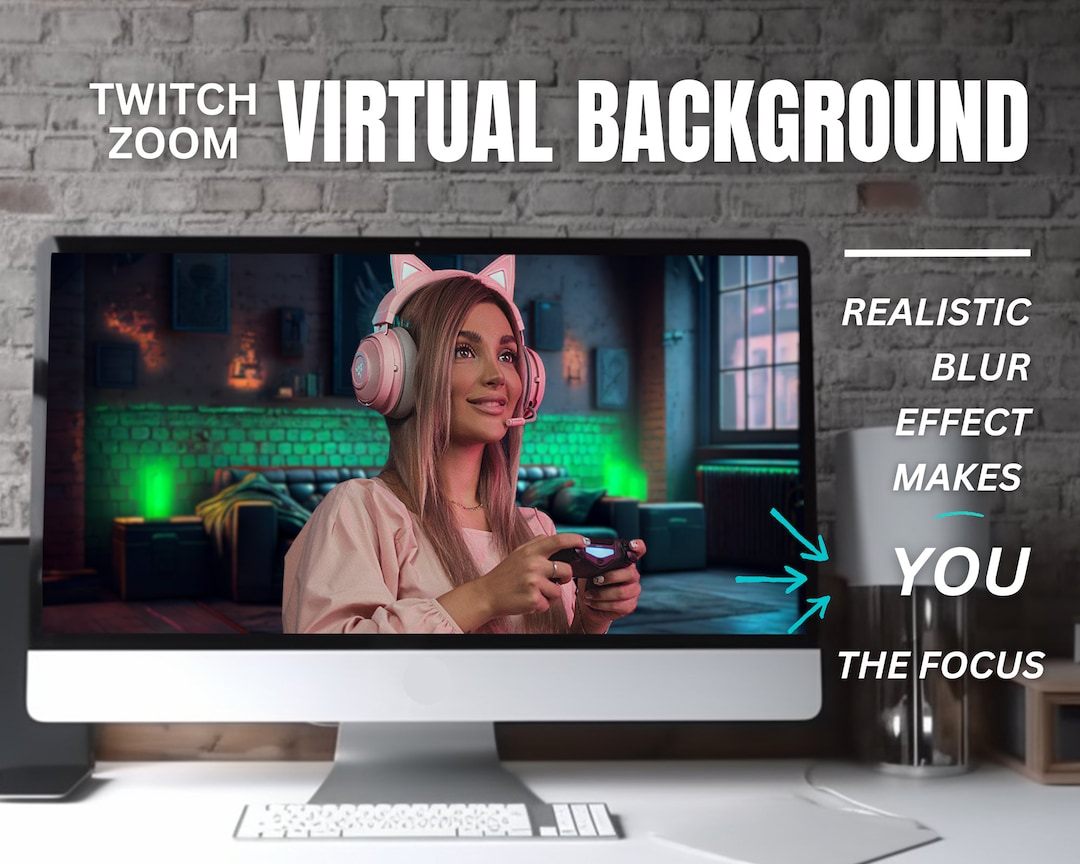 Blurred Virtual Background 26 Twitch Background Zoom Etsy