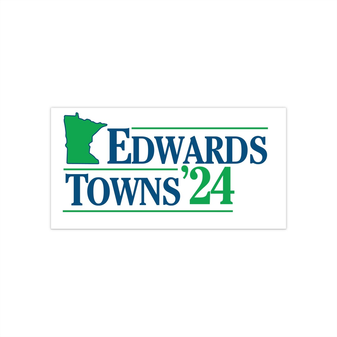 Edwards / Towns Timberwolves NBA Playoffs Bumper Sticker - Etsy