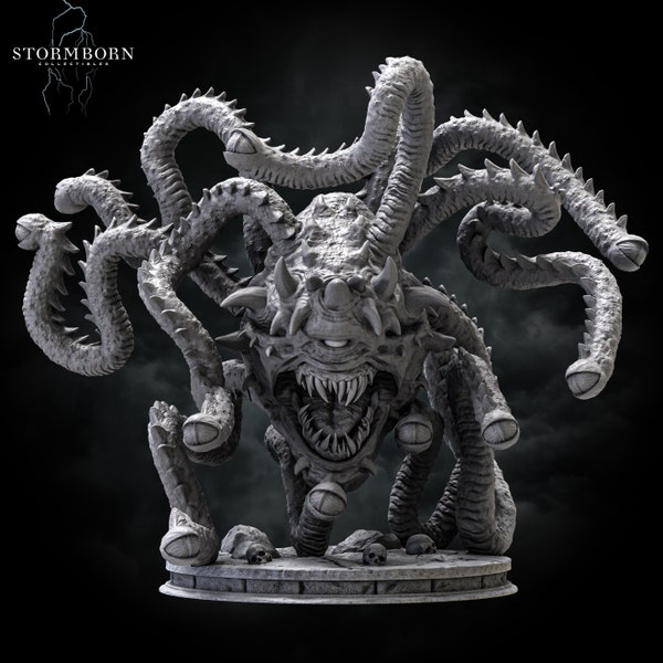 Beholder | 8K Miniature Ralakor, Lord of the Beholders by Stormborn Collectibles Tabletop 3D Print TTRPG proxy